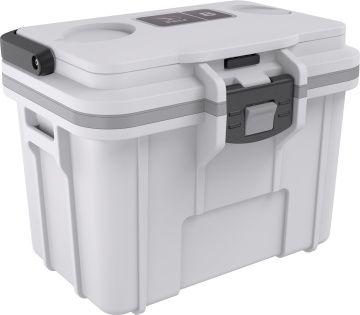 Peli 8QT Personal Cooler - geanta 8 litri, alb/gri