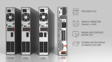 Specificații la UPS On-line Rack/Tower Salicru SLC TWIN RT3 5kVA
