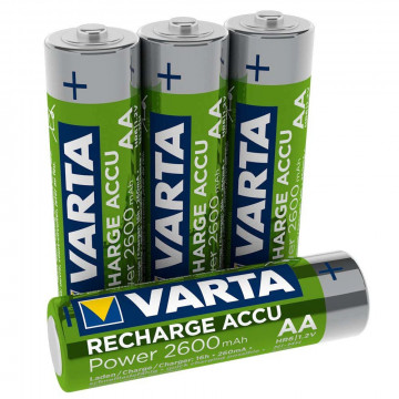 Set de 4 acumulatori AA Varta 5716 de 1.2V și 2600mAh