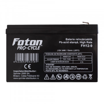 Acumulator Foton VRLA FH12-9Ah High Rate