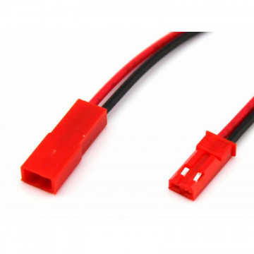 Cabluri și mufă la un acumulator Li-Polimer LP603040 de 3.7V și 650mAh