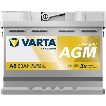 Varta Dynamic AGM 60Ah A8