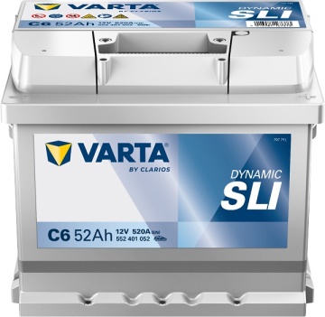 Baterie auto Varta SLI 52Ah 520A C6 552401052