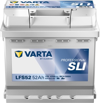 Varta Professional Starter SLI 52Ah LFS52