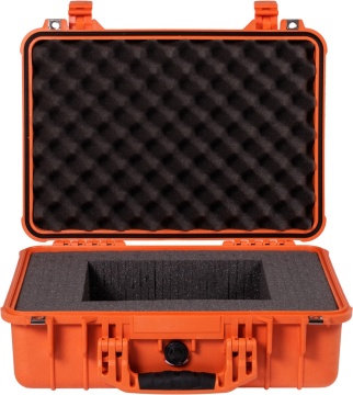 Geanta protectie Peli MediumCase 1500 Orange cu Burete Pick N Pluck