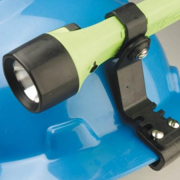 Helmet mount kit for Peli flashlights