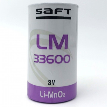 Baterie cu litiu Saft LM33600 de 3V și 13400mAh