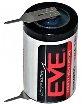 Lítium elem Eve ER14250 (LS14250) 1/2AA 3.6V tűkkel
