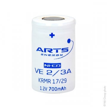 NiCd battery Arts VE 2/3A of 1.2V and 700mAh