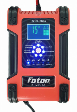 Redresor inteligent Foton RI-1224-12 cu desulfatare