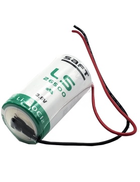 SAFT LS26500Plus Литиева батерия тип C с кабели 3.6V 8500mAh