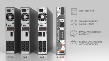 Specificații la UPS On-line Rack/Tower Salicru SLC TWIN RT3 8kVA