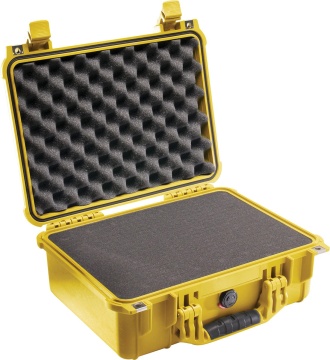 Geanta etansa Peli SmallCase 1450 Galben cu burete Pick N Pluck