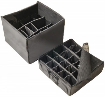 Geantă rigidă Peli 0370 Cube Case cu divider