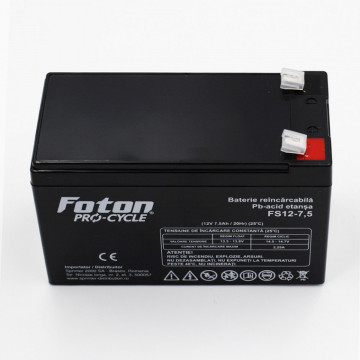 12V 7.5Ah