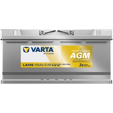 Acumulator Varta Professional Dual Purpose AGM 105Ah LA105