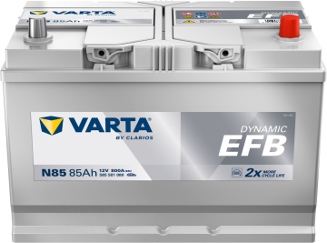 Baterie auto Varta Dynamic EFB 85Ah 800A N85 585501080 (Asia)