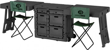 Birou mobil de campanie Peli Field-Desk-DD negru