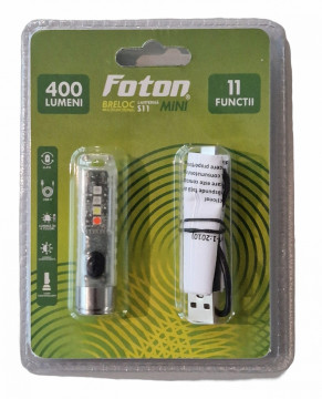 Lanternă Foton Mini S11 breloc multifuncțional