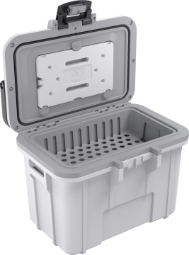 Peli 8QT Personal Cooler - geanta 8 litri, alb/gri