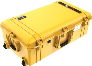 Troler si valiza de protectie Peli 1615 Air Case galben
