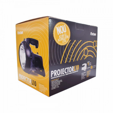 Proiector reîncărcabil Foton L10 cu LED de 10W (Li-Ion) în cutie