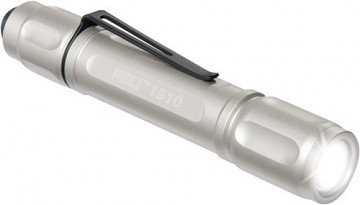Lanternă din aluminiu Peli SmallLite 1910 tip stilou gri