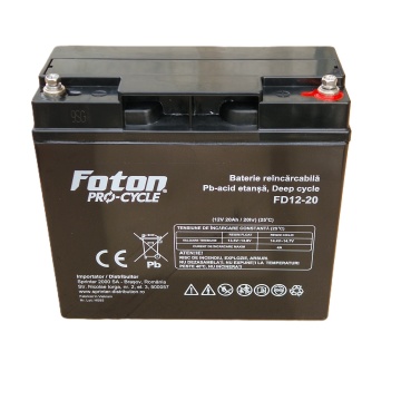 Acumulator VRLA cu Gel Foton FD12-20Ah Deep Cycle