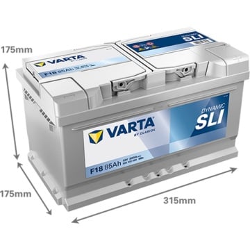 Autó akkumulátor Varta SLI 85Ah 800A F18 585200080