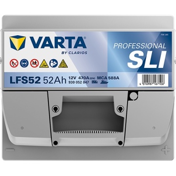 Varta Professional Starter SLI 52Ah LFS52