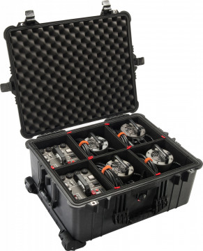 Kit TrekPak Divider Peli 1610EUTP utilizat pentru a organiza și proteja echipament de lucru