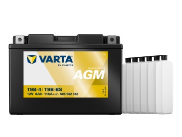 Baterie Moto AGM 12V 8Ah Varta Powersports T9B-4 / 508902012