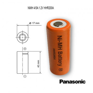 Acumulator NiMH 4/5A Panasonic 1.2V 2000mAh