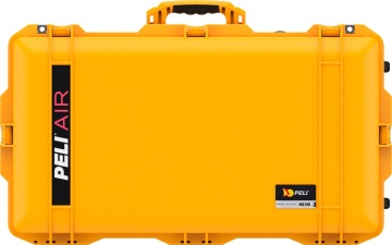 Troler si valiza de protectie Peli 1615 Air Case galben