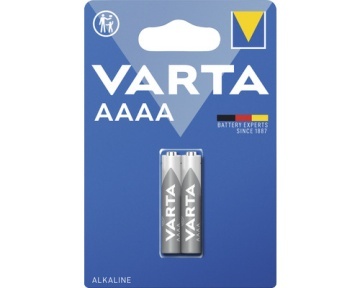 Set of 2 x Varta AAAA / LR61 1.5V 640mAh Alkaline Battery