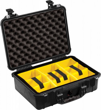Geantă etanșă Peli MediumCase 1500 cu divider