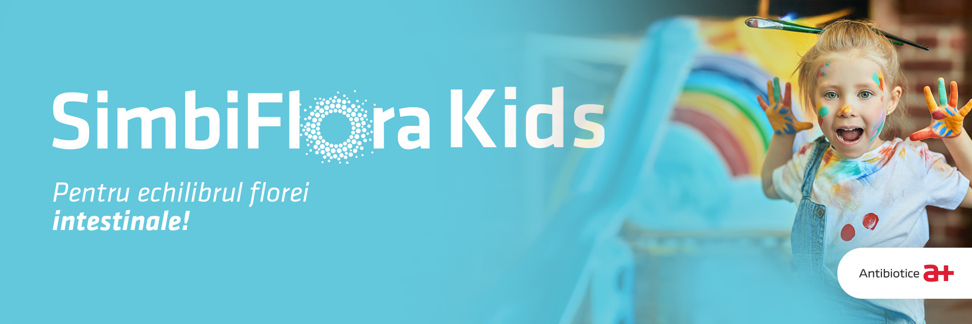 SimbiFlora® Kids - Susține echilibrul florei intestinale și sistemul imunitar