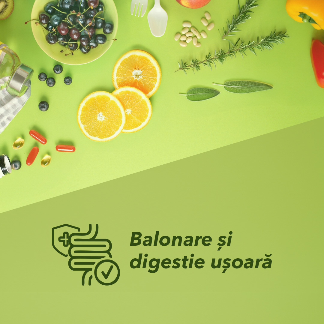 Balonare și digestie ușoară