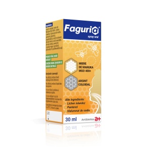 Faguria spray oral pentru calmarea durerii în gât, 30 ml
