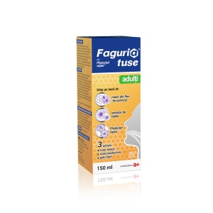 Faguria tuse adulți, sirop pentru calmarea tusei seci și productive, 150 ml