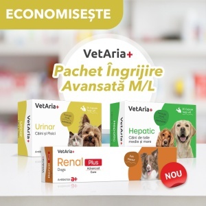 Pachet VetAria+ Îngrijire Avansată M/L (câini de talie medie și mare )