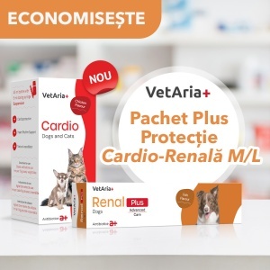 Pachet VetAria+ Plus Protecție Cardio-Renală M/L
