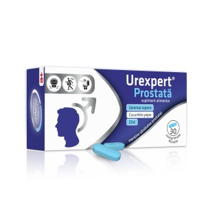 Urexpert Prostată - supliment alimentar pentru îmbunătățirea calității vieții bărbatului- 30 comprimate filmate