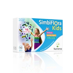 SimbiFlora Kids - supliment alimentar cu simbiotice, 10 plicuri