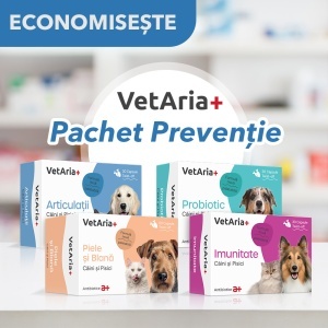 Pachet VetAria+ Prevenție – protecție completă pentru sănătatea patrupedului