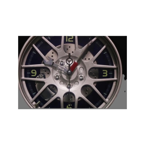 Ceas de Perete Sport Wheel – Design Unic în Forma de Roata pentru Pasionatii de Auto &amp; Motorsport - Img 4