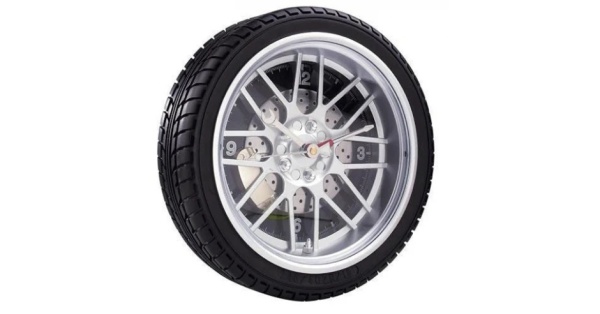Ceas de Perete Sport Wheel – Design Unic în Forma de Roata pentru Pasionatii de Auto &amp; Motorsport - Img 6