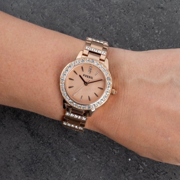 Ceas Fossil cu bratara Jesse, Auriu Rose