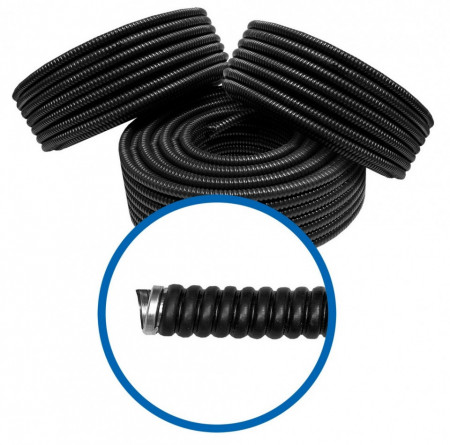 Copex metalic cu izolatie pvc, ignifug, pentru instalatii electrice, rola 50m