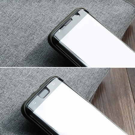 Folie de sticla Samsung Galaxy S7 Edge, Negru Case Friendly - Img 4